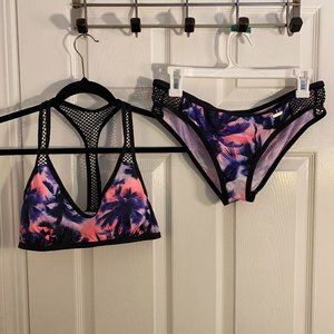 Sunset Print Bikini Set